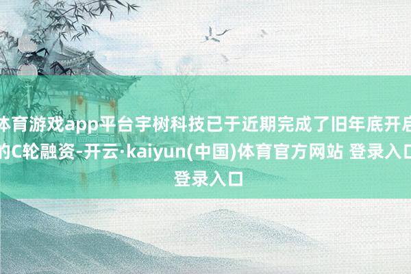 体育游戏app平台宇树科技已于近期完成了旧年底开启的C轮融资-开云·kaiyun(中国)体育官方网站 登录入口